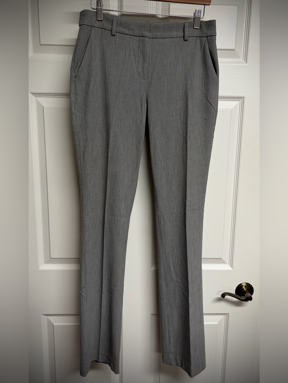 Express Women's Grey Tailored Dress Trousers